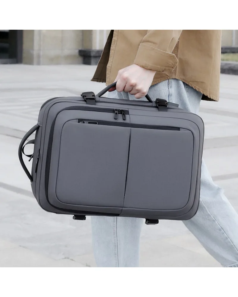 Casual expandable backpack with multiple compartments for men business trips and daily use
Casual expandable backpack with multiple compartments for men business trips and daily use