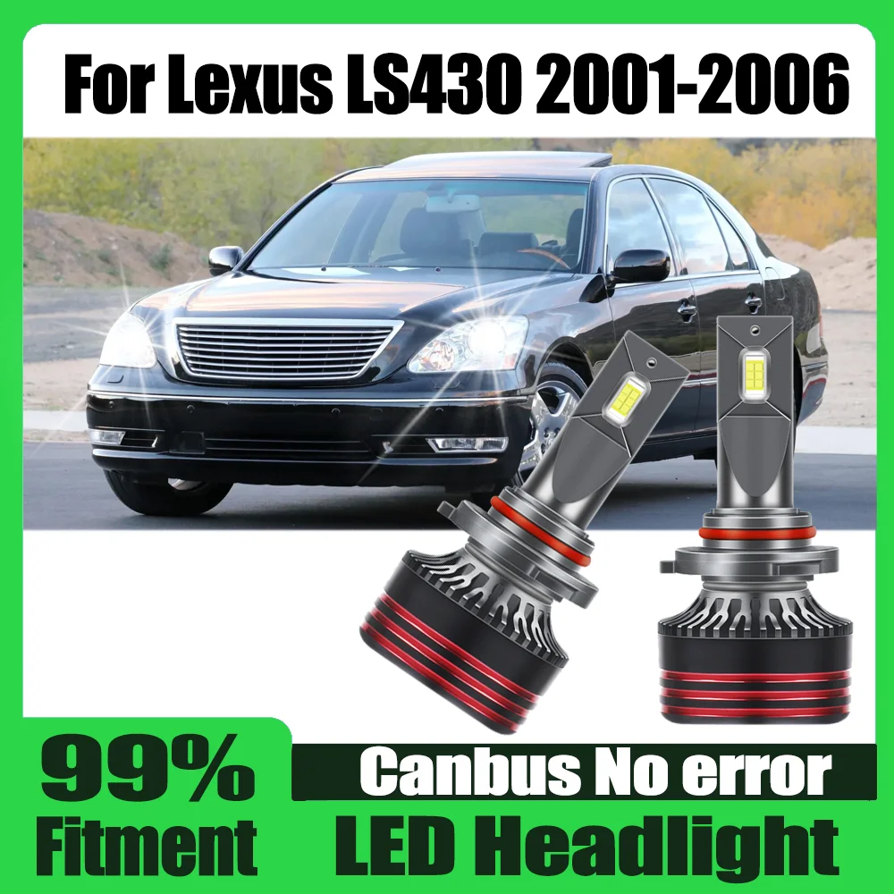2PCS Canbus No error LED Car Headlights 150W 30000LM 6000K White Auto Headlamps For Lexus LS430 2001 2002 2003 2004 2005 2006
2PCS Canbus No error LED Car Headlights 150W 30000LM 6000K White Auto Headlamps For Lexus LS430 2001 2002 2003 2004 2005 2006