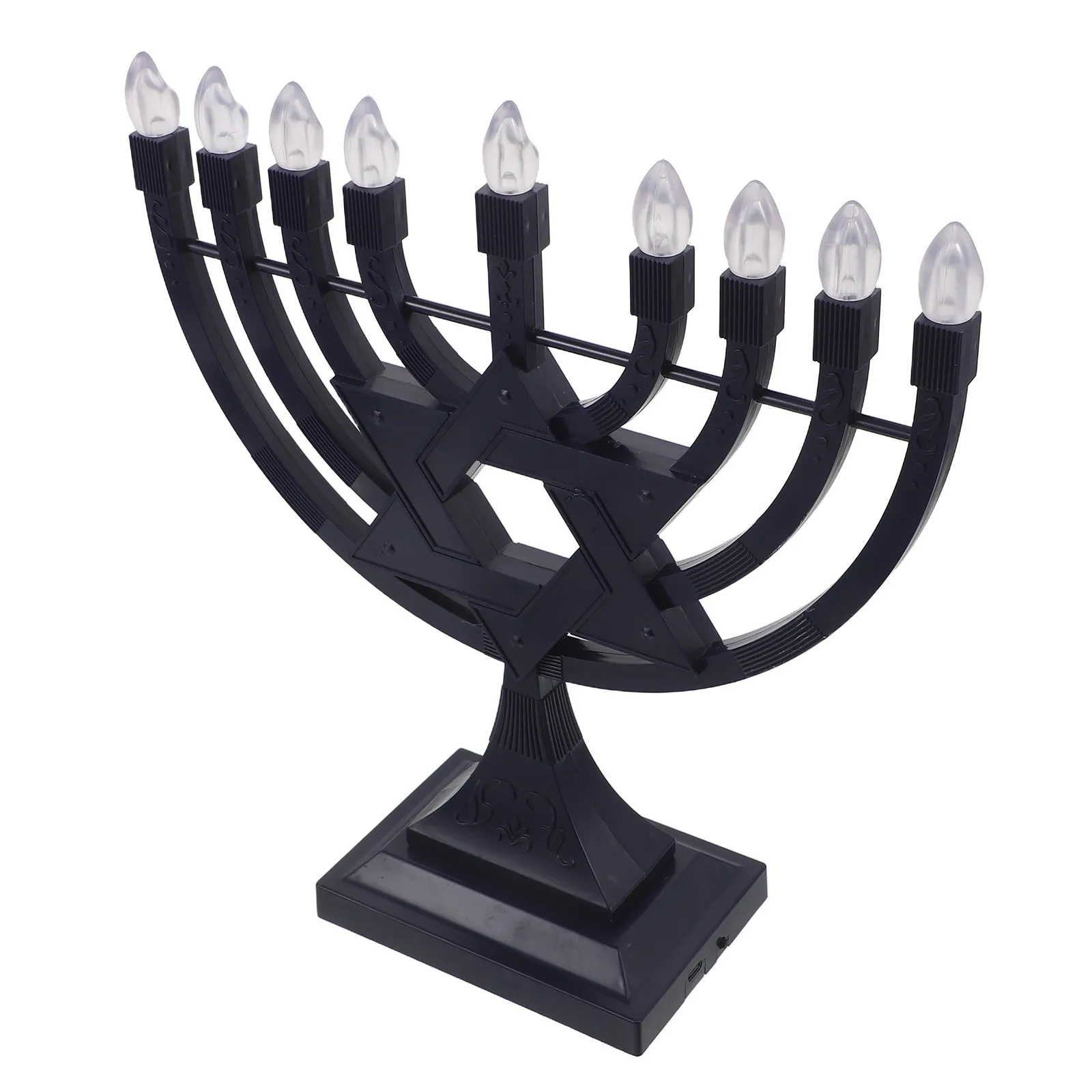 9 Branch Flameless Light Electric Menorah USB Rechargeable Hanukkah Tabletop Menorah Decoration Chanukah Gift Judaica
9 Branch Flameless Light Electric Menorah USB Rechargeable Hanukkah Tabletop Menorah Decoration Chanukah Gift Judaica