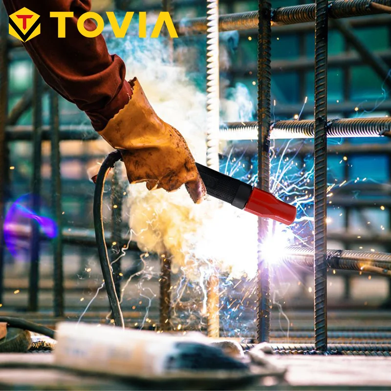 Профессиональный электрододержатель T TOVIA 300A с винтовым зажимом, 1.0-4.0 мм, с сердечником из чистой меди, безопасный сварочный зажим
Профессиональный электрододержатель T TOVIA 300A с винтовым зажимом, 1.0-4.0 мм, с сердечником из чистой меди, безопасный сварочный зажим