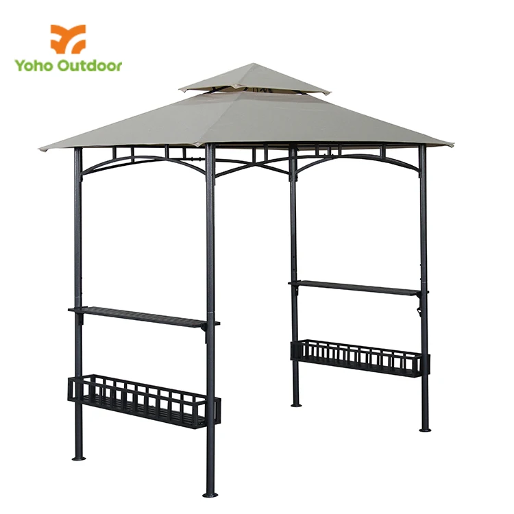 Outdoor Waterproof PVC Material BBQ Gazebo Canopy Tent Powder Coated Metal Wood Frame Easy Assembly Nature Outdoor Furniture 
Outdoor Waterproof PVC Material BBQ Gazebo Canopy Tent Powder Coated Metal Wood Frame Easy Assembly Nature Outdoor Furniture
