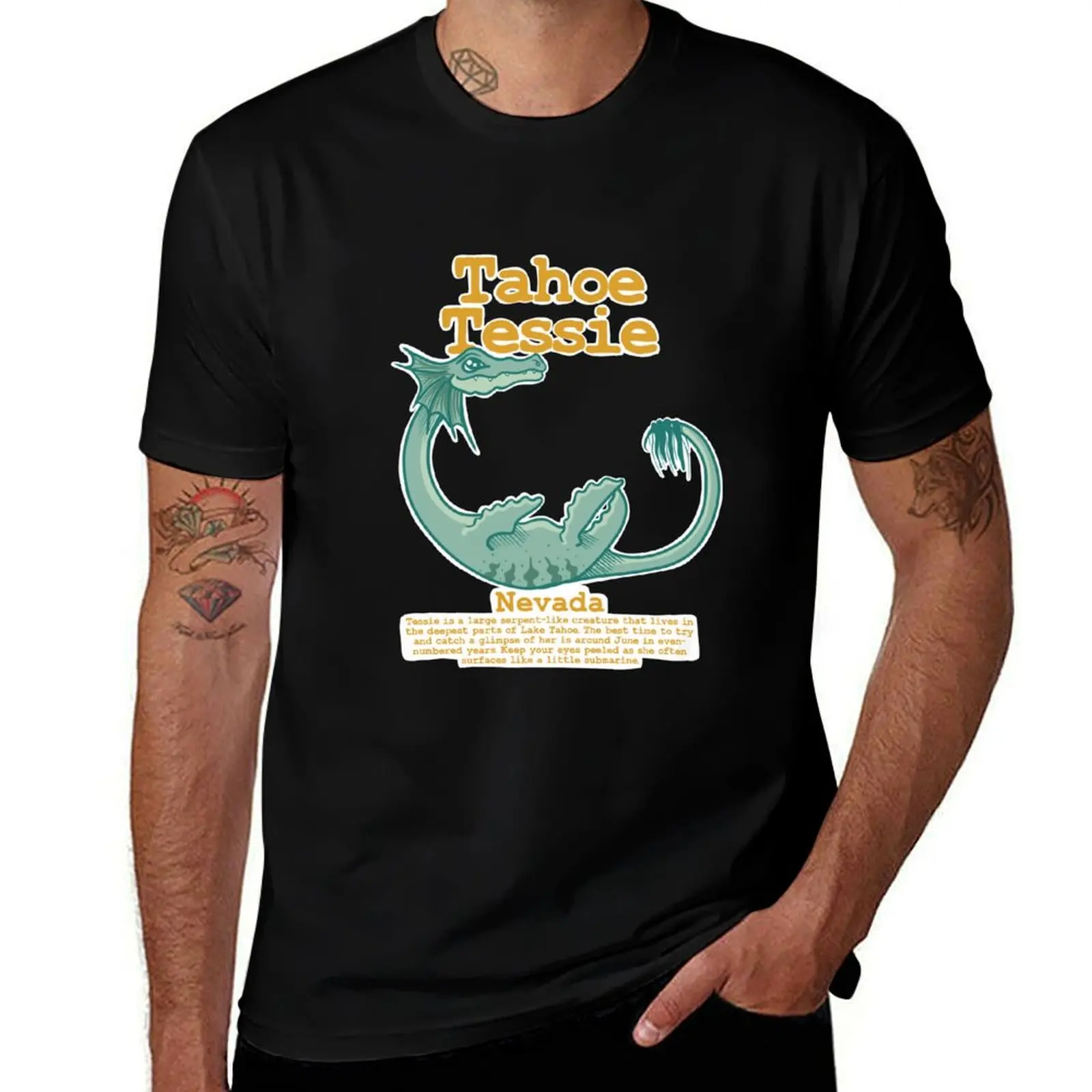 Tahoe Tessie T-Shirt anime figures blanks funny shirt cotton Short sleeve tee men
Tahoe Tessie T-Shirt anime figures blanks funny shirt cotton Short sleeve tee men