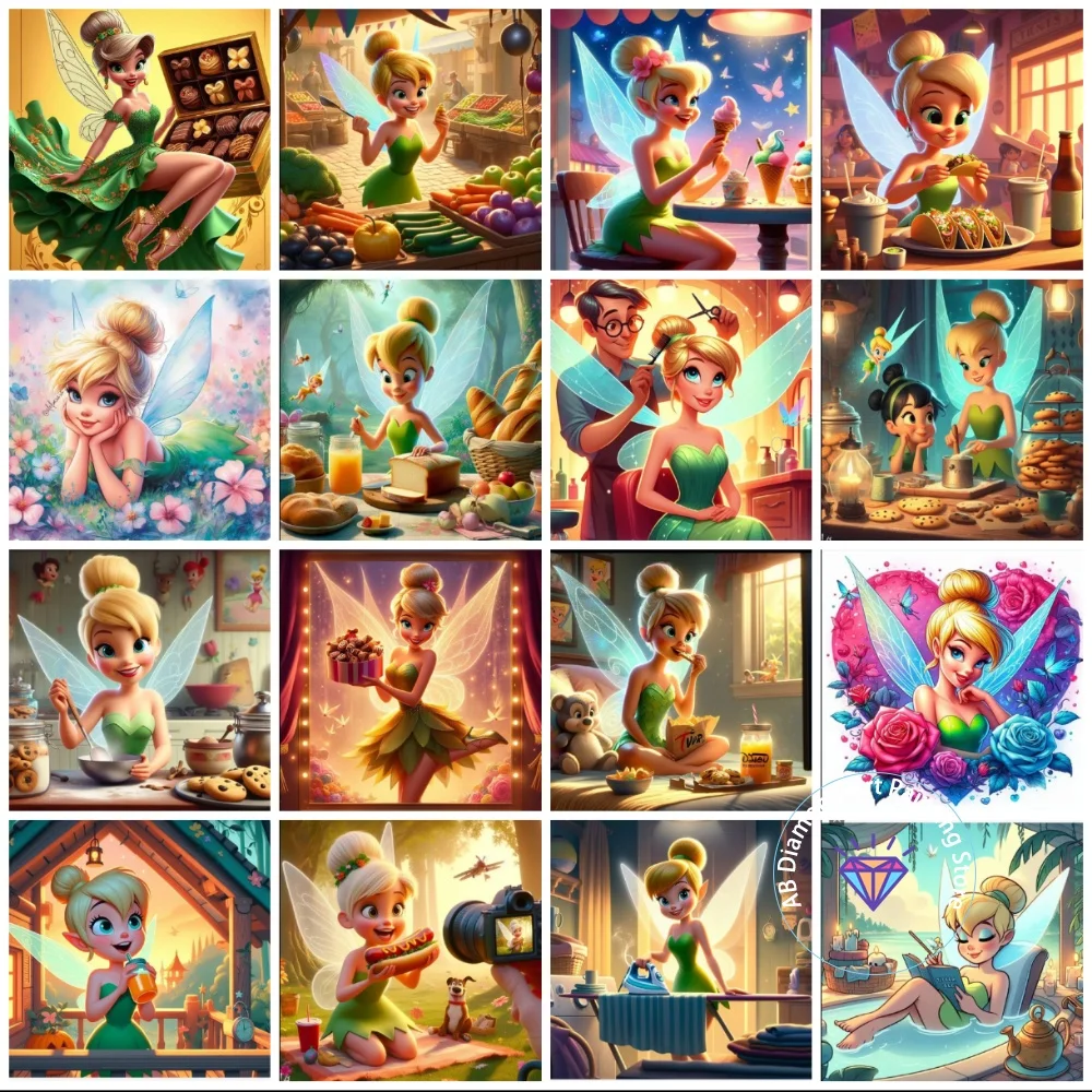 New Cartoon Princess Tinker Bell AB Diamond Painting Kits Square Round Diamond 5D DIY Mosaic Handmade Art Gift Home Decoration
New Cartoon Princess Tinker Bell AB Diamond Painting Kits Square Round Diamond 5D DIY Mosaic Handmade Art Gift Home Decoration