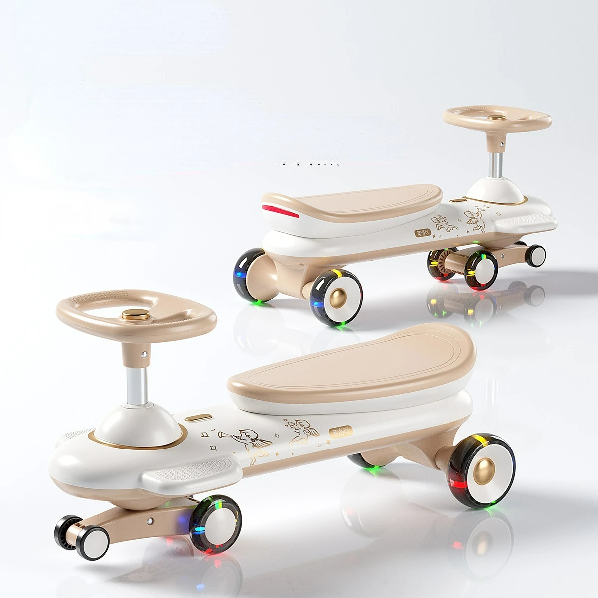 Children's Music Twist Car 1-13 Year Old Baby Swing Yoyo Car Silent Wheel Anti Rollover Baby Carriage Baby Walker with Wheel
Children's Music Twist Car 1-13 Year Old Baby Swing Yoyo Car Silent Wheel Anti Rollover Baby Carriage Baby Walker with Wheel