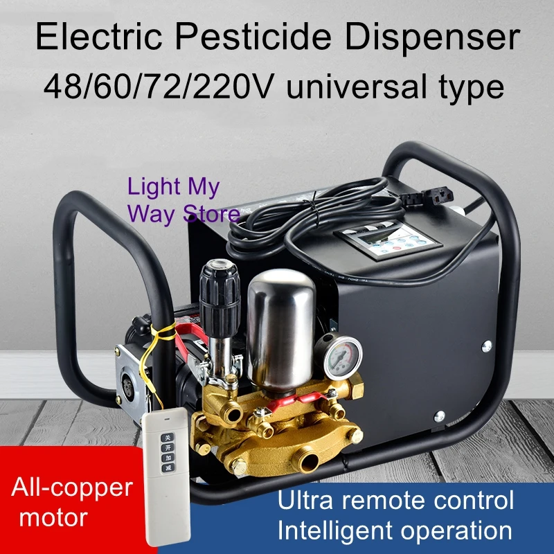 48/60/72/220V universal new style remote control sprayer automatic electric sprayer high pressure high power
48/60/72/220V universal new style remote control sprayer automatic electric sprayer high pressure high power