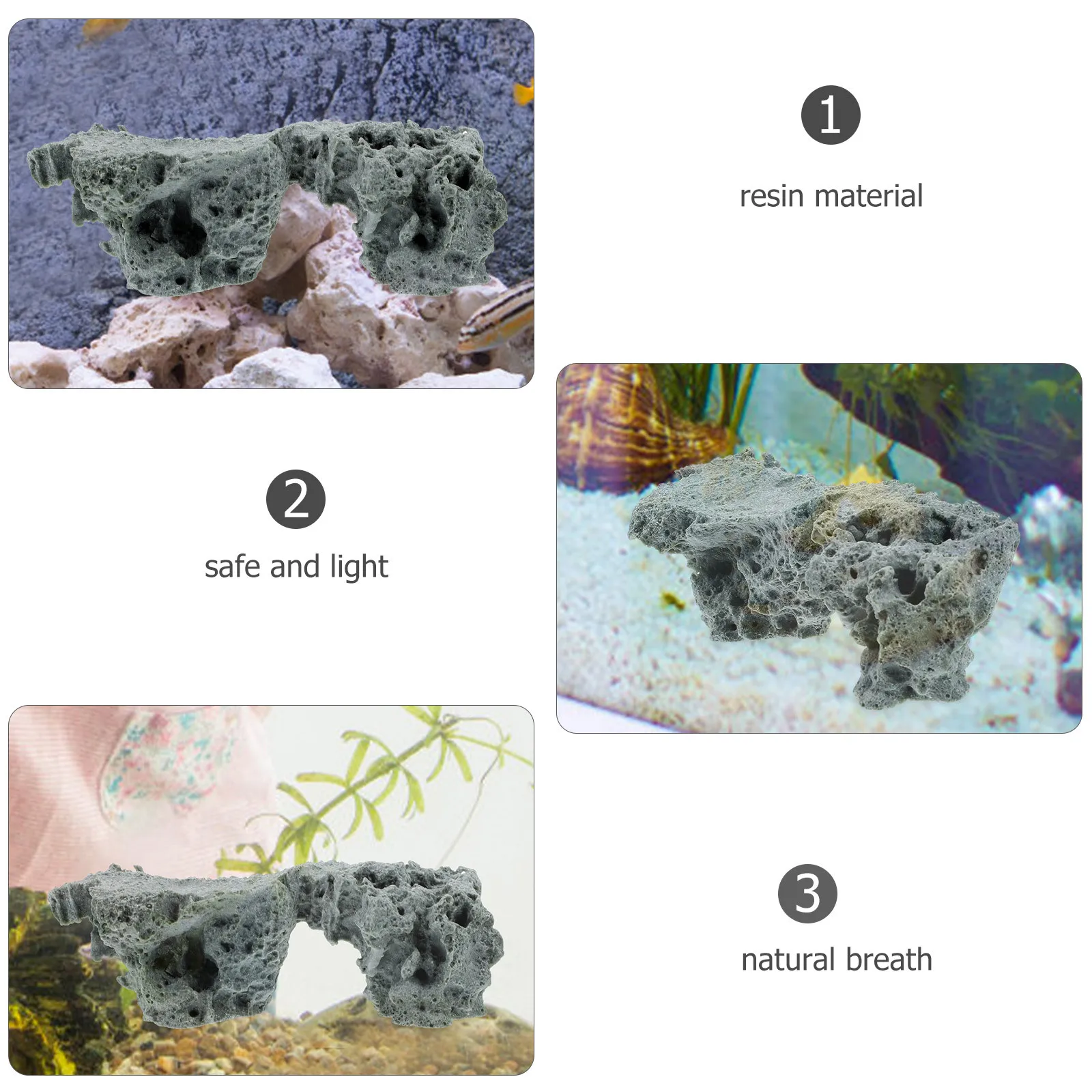Aquarium Resin Mountain Landscape Decoration Fish Tank Rockery Underwater Bridge Ornament Natural Realistic Fish Tank Decor
Aquarium Resin Mountain Landscape Decoration Fish Tank Rockery Underwater Bridge Ornament Natural Realistic Fish Tank Decor