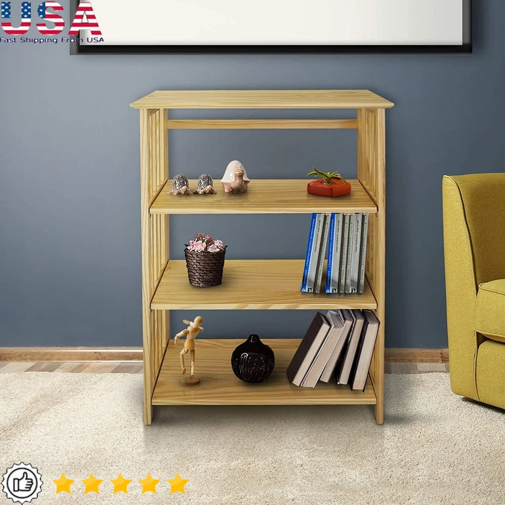 Durable Folding Bookcase with 4 Shelves Solid Wood Construction Storage and Display Ideal Dorm Room Bedroom Living Room
Durable Folding Bookcase with 4 Shelves Solid Wood Construction Storage and Display Ideal Dorm Room Bedroom Living Room