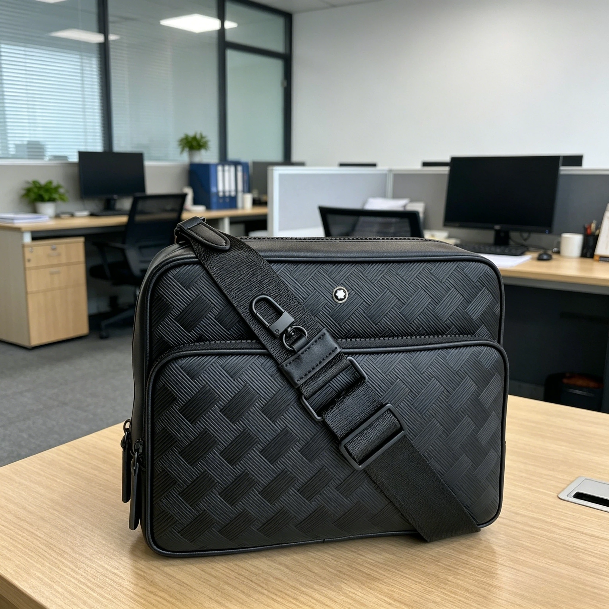 Classic Star Logo Men Messenger Bag Leather Crossbody Bag Large Capacity Business Shoulder Bag Male Fashion Daily Handbag
Classic Star Logo Men Messenger Bag Leather Crossbody Bag Large Capacity Business Shoulder Bag Male Fashion Daily Handbag
