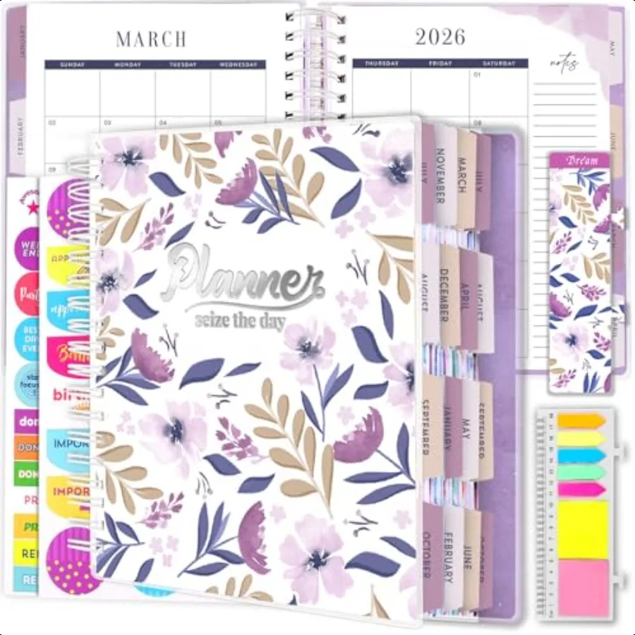 20252026 18 Months Large Academic Daily Weekly Monthly Organizer July. 2025 Dec. 2026 8.5x9.8 Agenda with Page Tabs Separator
20252026 18 Months Large Academic Daily Weekly Monthly Organizer July. 2025 Dec. 2026 8.5x9.8 Agenda with Page Tabs Separator