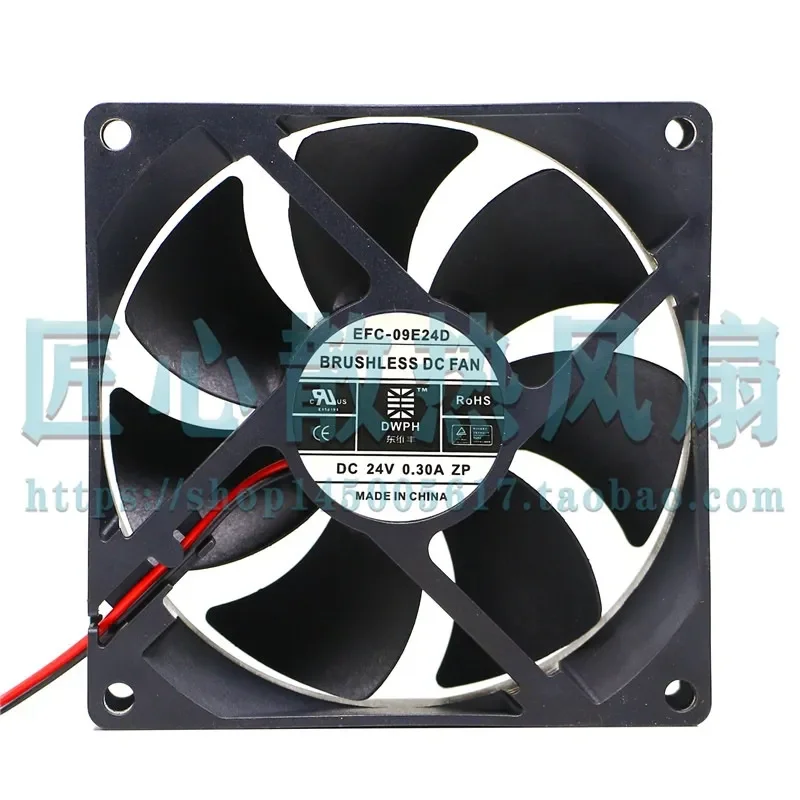 Brand new genuine cooling fan for Dongweifeng DWPH 9025 9CM EFS-09E24D 24V 0.30A
Brand new genuine cooling fan for Dongweifeng DWPH 9025 9CM EFS-09E24D 24V 0.30A