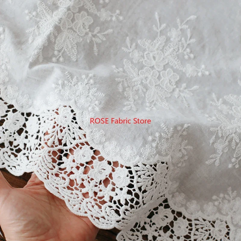 2 ярда Off White Flower вышитая хлопковая кружевная бейка для шитья своими руками, украшения домашней вечеринки, скатерти
2 ярда Off White Flower вышитая хлопковая кружевная бейка для шитья своими руками, украшения домашней вечеринки, скатерти
