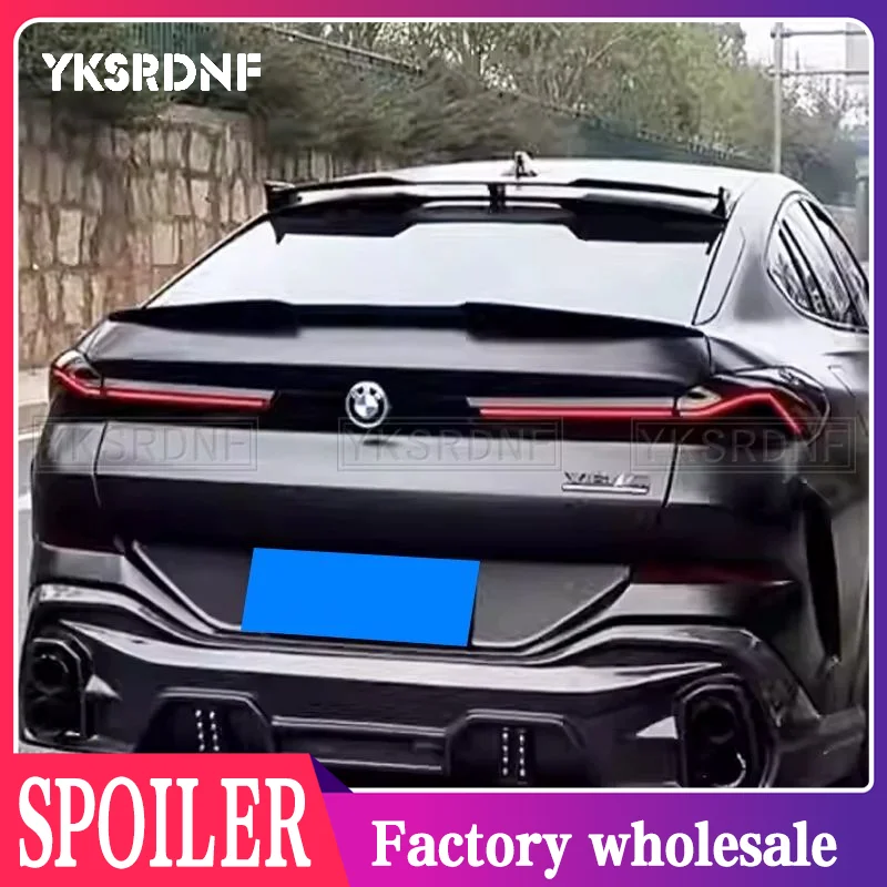 Спойлер для BMW G06 X6 LD Style 2019-2024 из настоящего углеродного волокна/АБС-пластика, глянцевый черный спойлер на крышу заднего стекла, автомобильные аксессуары 
Спойлер для BMW G06 X6 LD Style 2019-2024 из настоящего углеродного волокна/АБС-пластика, глянцевый черный спойлер на крышу заднего стекла, автомобильные аксессуары