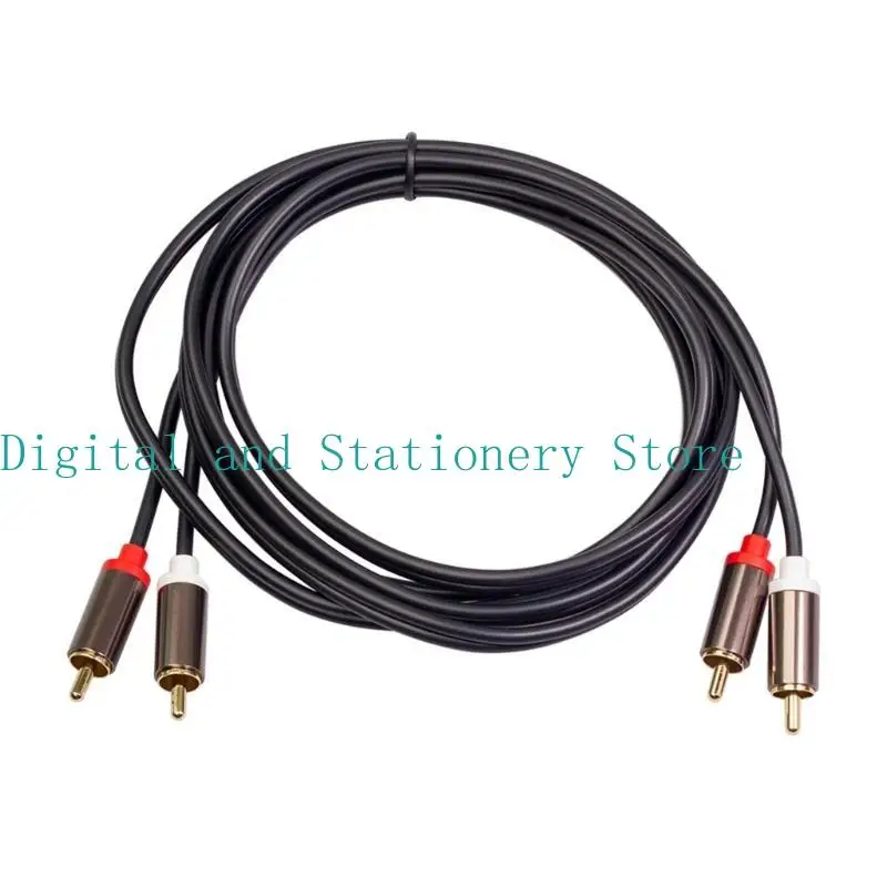 Y1UB 2RCA Male to Male Stereo AUX Cable with Gold Plated Connectors for Home Theater HDTV Amplifiers HiFi System
Y1UB 2RCA Male to Male Stereo AUX Cable with Gold Plated Connectors for Home Theater HDTV Amplifiers HiFi System