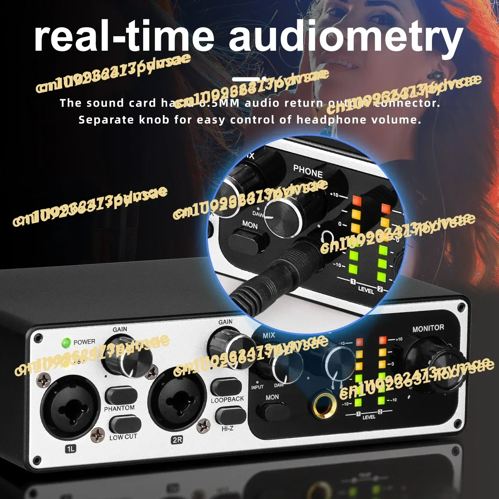 NEW MB22 Aluminum Alloy USB Sound Card Professional 2 Channel Sound Card 24Bit 192Hkz Audio Interface For Live Recording
NEW MB22 Aluminum Alloy USB Sound Card Professional 2 Channel Sound Card 24Bit 192Hkz Audio Interface For Live Recording
