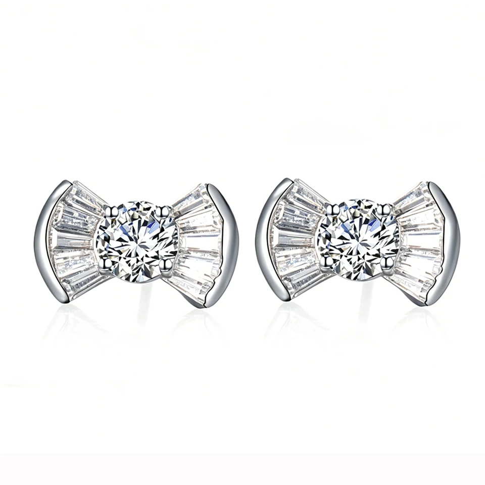 VANAXIN Bow Stud Earrings for Women Sparkling Round & Baguette Cut Zircon Elegant 14k Gold Plated Fashion Jewelry Daily Party
VANAXIN Bow Stud Earrings for Women Sparkling Round & Baguette Cut Zircon Elegant 14k Gold Plated Fashion Jewelry Daily Party
