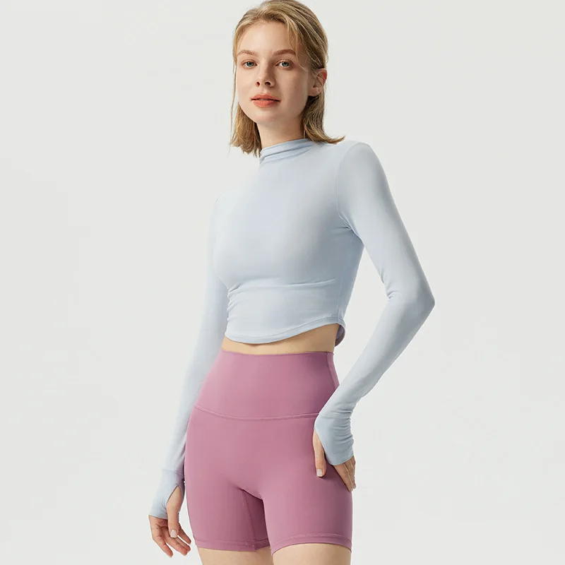 Spring/Summer New Arrival Yoga Wear for Women Slimming Warm Base Layer Top Short-Sleeve Sports T-Shirt Lightweight
Spring/Summer New Arrival Yoga Wear for Women Slimming Warm Base Layer Top Short-Sleeve Sports T-Shirt Lightweight