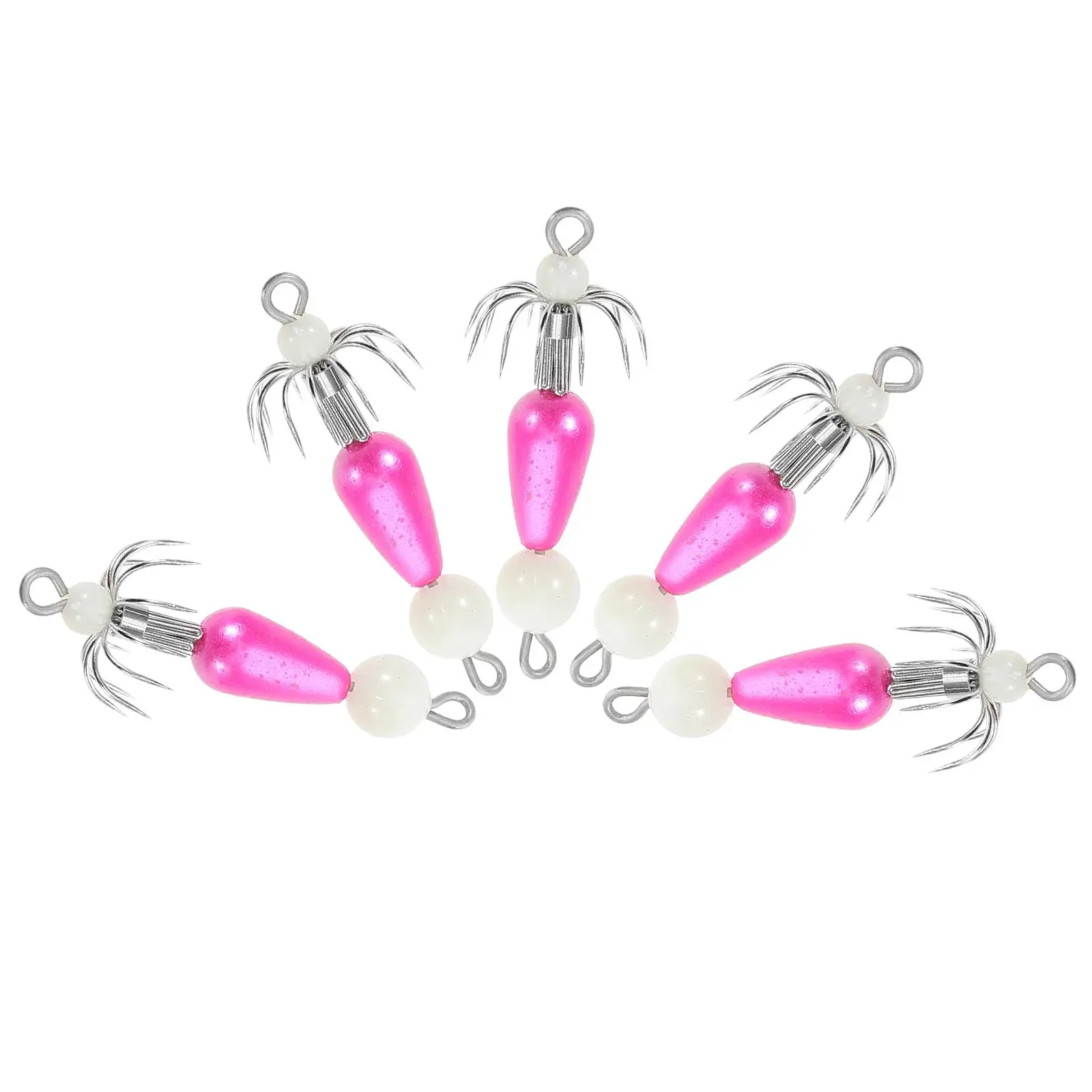 Squid Hook 5 Pcs Fishing Lure Kit Glow Hooks Night Catfish Bait Holder Angling Accessory Saltwater Dark Rig Replacement
Squid Hook 5 Pcs Fishing Lure Kit Glow Hooks Night Catfish Bait Holder Angling Accessory Saltwater Dark Rig Replacement