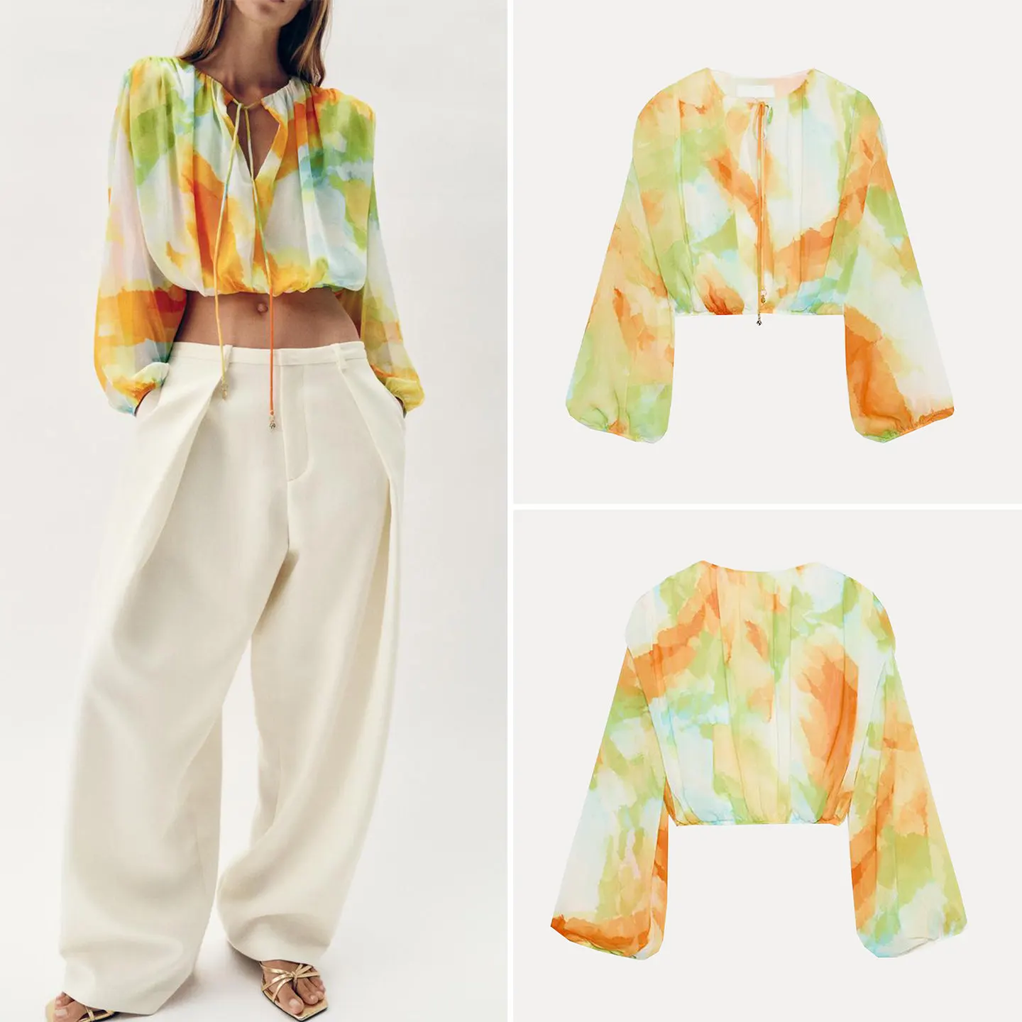 Women's Summer Fashion Print Long Sleeve round Neck Beaded Trim Shirt Commute Style Loose Fit Chinese Origin 2026 New Arrival
Women's Summer Fashion Print Long Sleeve round Neck Beaded Trim Shirt Commute Style Loose Fit Chinese Origin 2026 New Arrival
