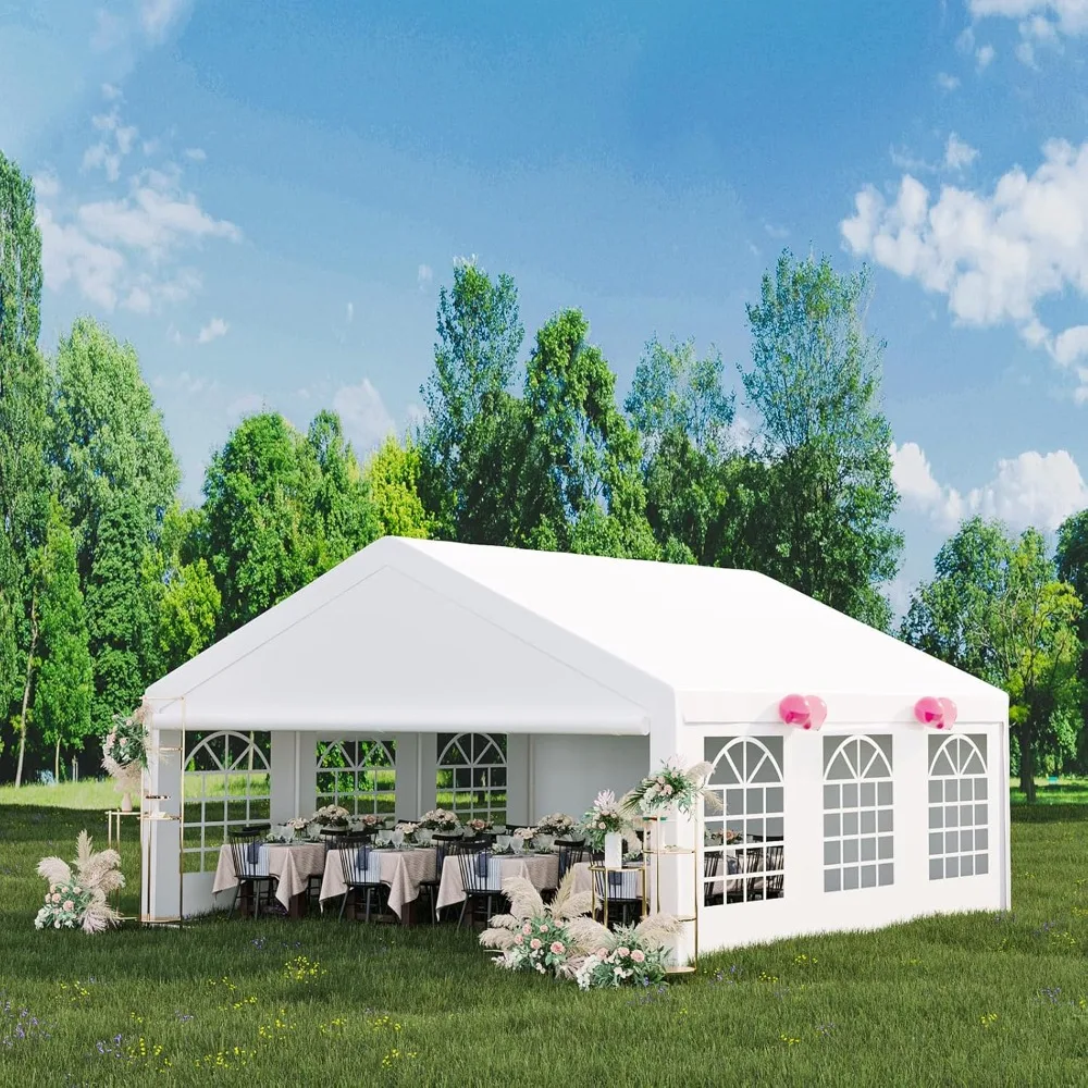 Outdoor Heavy Duty Party Tent Wedding Event Shelter Carport Large Commercial Canopy with Removable Sidewalls & 3
Outdoor Heavy Duty Party Tent Wedding Event Shelter Carport Large Commercial Canopy with Removable Sidewalls & 3