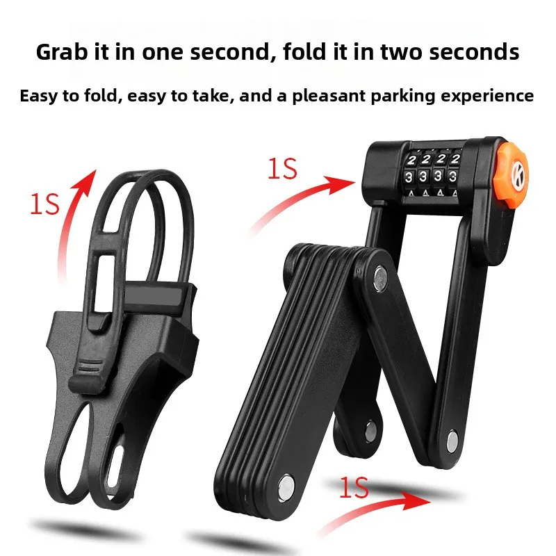 Bicycle Lock Combination Secure Two Bikes Anti-Theft Combination Folding Lock Crafted Password Convenient Motorcycle Ebike Lock
Bicycle Lock Combination Secure Two Bikes Anti-Theft Combination Folding Lock Crafted Password Convenient Motorcycle Ebike Lock