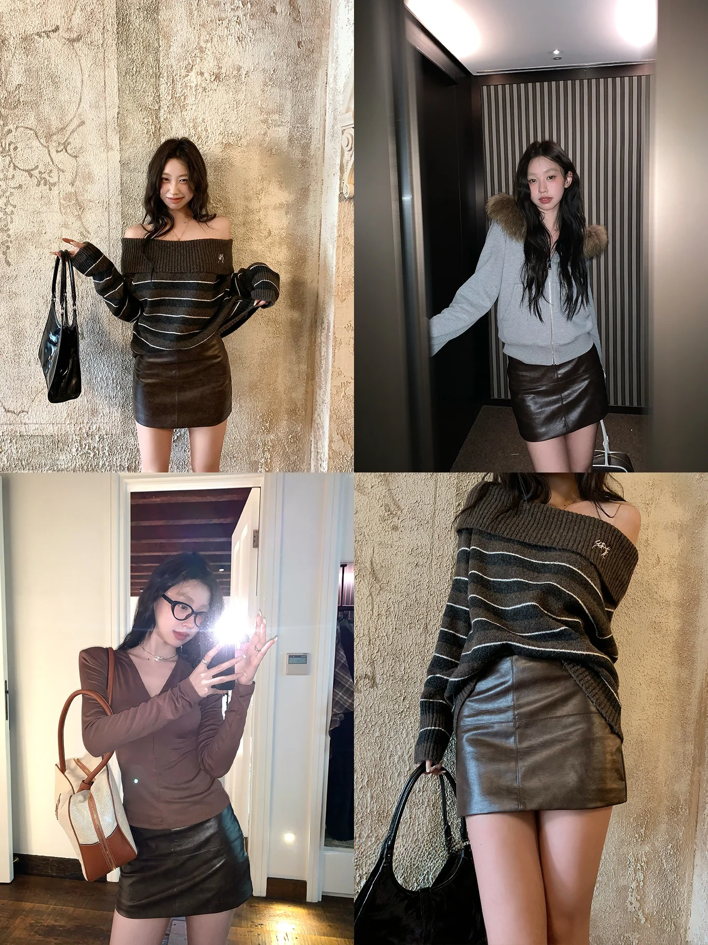 High Waist A-Line Skirt Women's PU Leather Skirt Autumn Season Faionable Vintage Design Sense Ladies Skirts
High Waist A-Line Skirt Women's PU Leather Skirt Autumn Season Faionable Vintage Design Sense Ladies Skirts