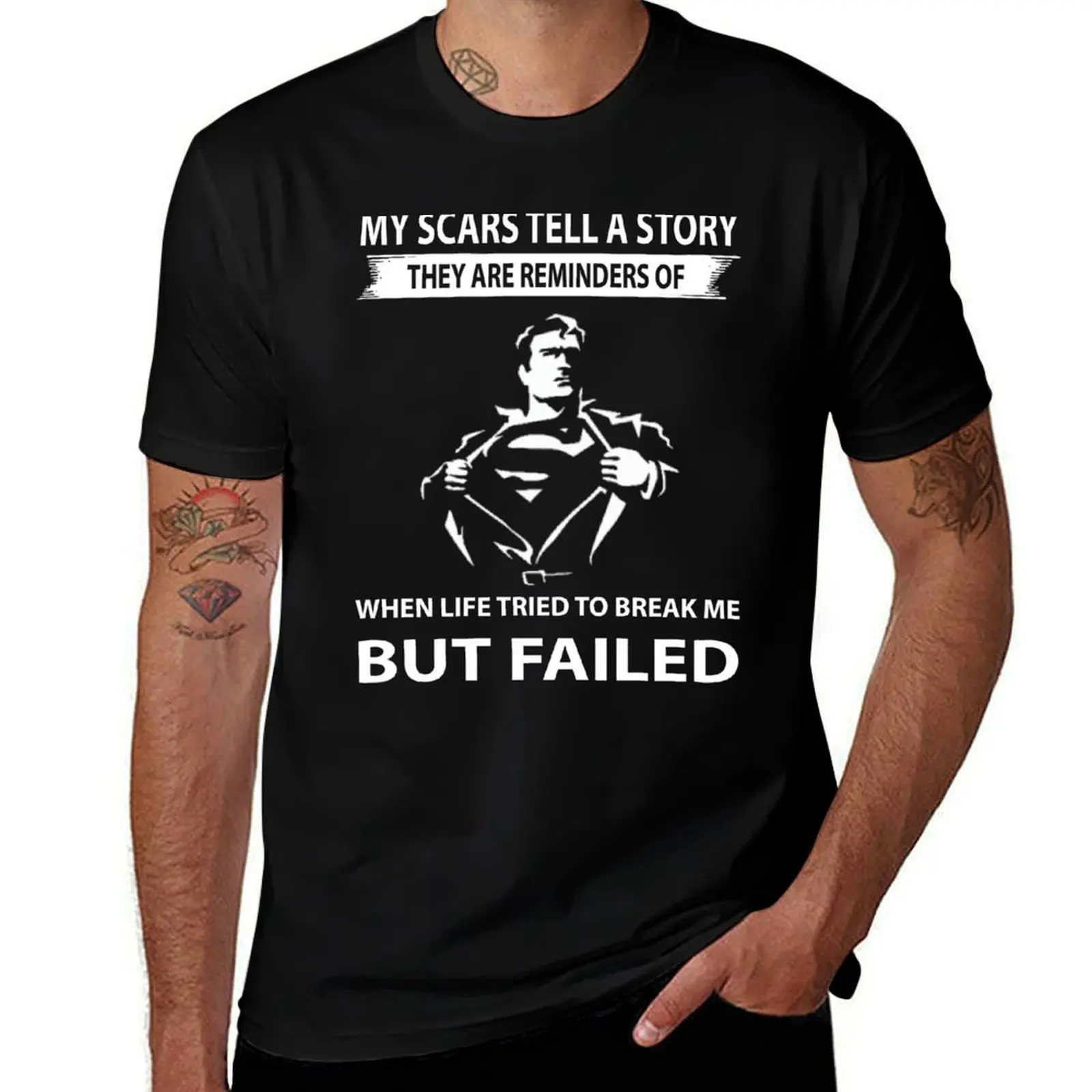 My scars tell a story They are reminders of when life tried to break me but failed Shirt T-Shirt
My scars tell a story They are reminders of when life tried to break me but failed Shirt T-Shirt