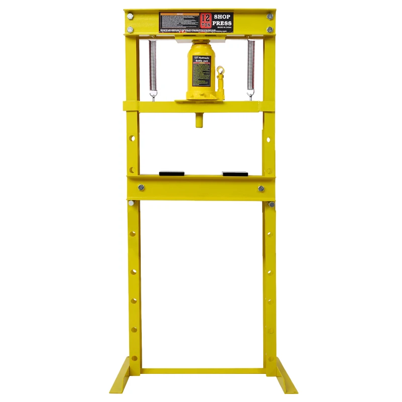 Hydraulic Shop Press ,12-Ton Capacity , Floor Mount ,with Press Plates, H-Frame Garage Floor Press, Adjustable Working Table Hei
Hydraulic Shop Press ,12-Ton Capacity , Floor Mount ,with Press Plates, H-Frame Garage Floor Press, Adjustable Working Table Hei