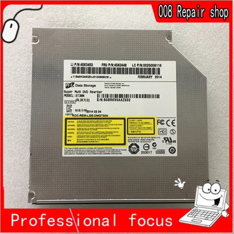 Оригинальный Новый внутренний двухслойный 8X DVD -RW горелка DVD GT80N GT50N GT30N Super Multi 12,7 мм O TA-накопитель.
Оригинальный Новый внутренний двухслойный 8X DVD -RW горелка DVD GT80N GT50N GT30N Super Multi 12,7 мм O TA-накопитель.