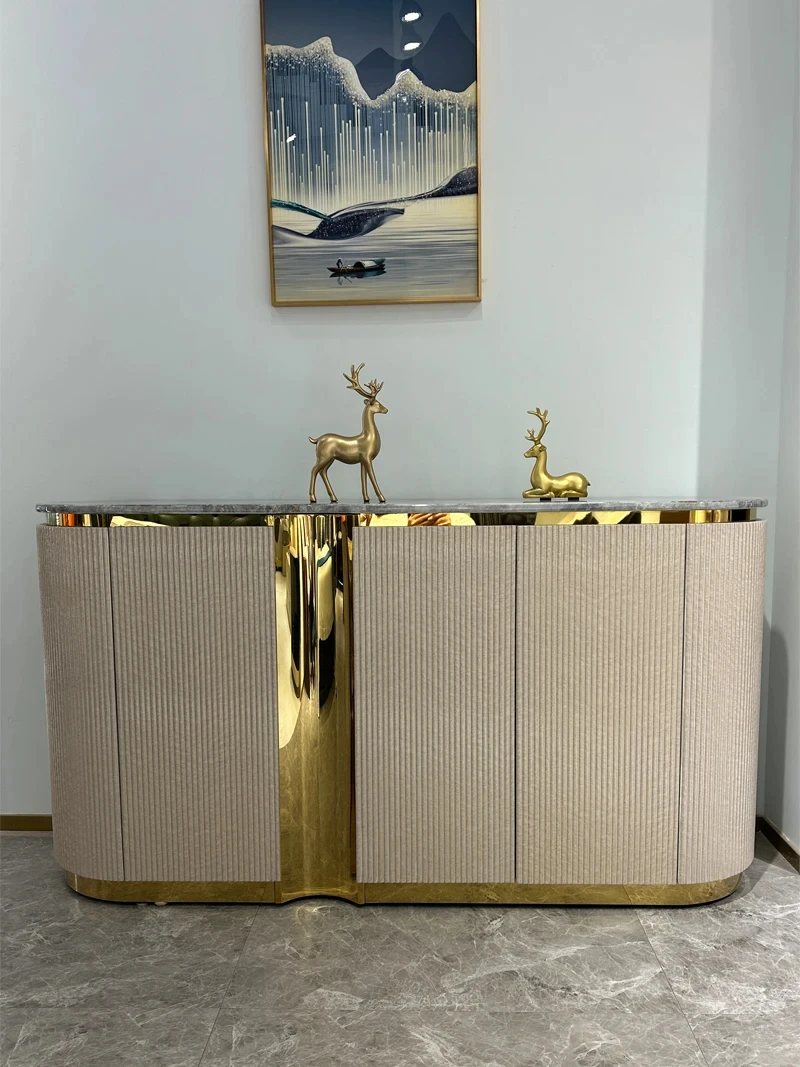 Italian Light Luxury Entrance Cabinet High-Grade Solid Wood Marble Sideboard Cabinet Living Room Vintage Ornament Side Cabinet
Italian Light Luxury Entrance Cabinet High-Grade Solid Wood Marble Sideboard Cabinet Living Room Vintage Ornament Side Cabinet