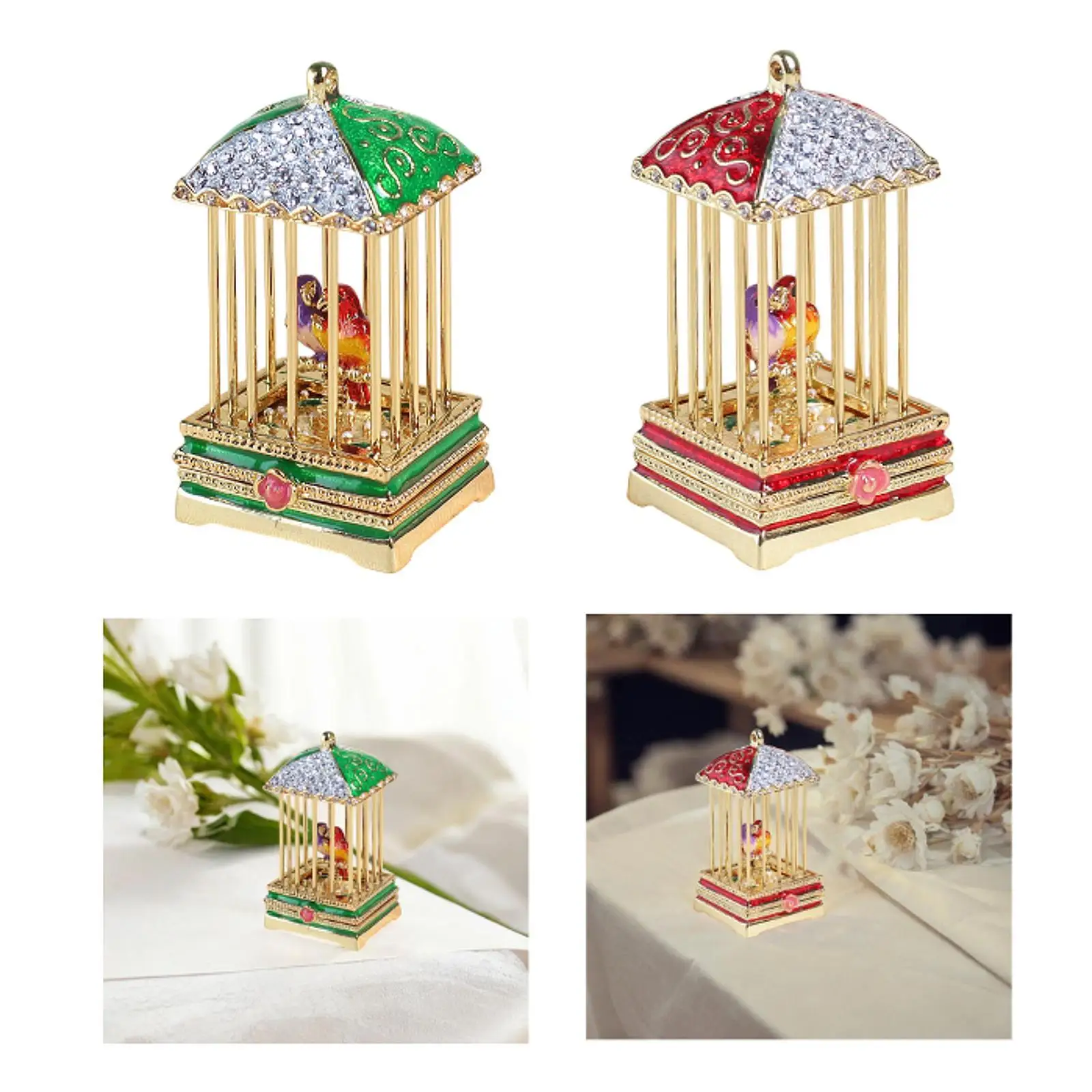 Bird Cage Sculpture Jewelry Box Decoration Keepsake Box Earrings Organizer for Earrings Ring Cabinets Shelf Home Office House
Bird Cage Sculpture Jewelry Box Decoration Keepsake Box Earrings Organizer for Earrings Ring Cabinets Shelf Home Office House