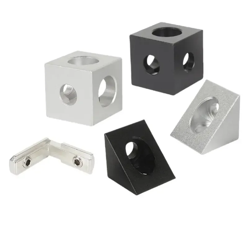 4PCS 2020 Aluminum Alloy Corner Code Fixed Square Nut 3D Printer Accessories Triangular Aluminum Blocks Corner Piece Connector
4PCS 2020 Aluminum Alloy Corner Code Fixed Square Nut 3D Printer Accessories Triangular Aluminum Blocks Corner Piece Connector