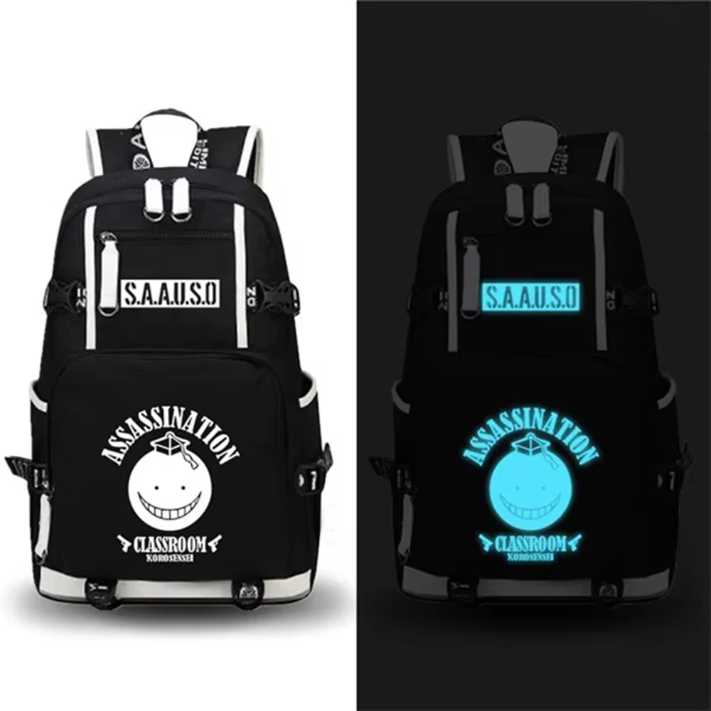 Assassination Classroom Korosensei Anime School Backpack Oxford Luminous Laptop Backpack Large Cartoon Boolkbag Travel Bagpack
Assassination Classroom Korosensei Anime School Backpack Oxford Luminous Laptop Backpack Large Cartoon Boolkbag Travel Bagpack