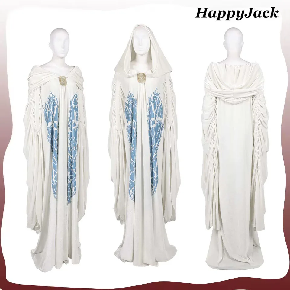 Padme Cosplay Amidala Cloak Costume Movie Space Battle Fantasia Role Play Women White Clothing Suit for Halloween Carnival Party
Padme Cosplay Amidala Cloak Costume Movie Space Battle Fantasia Role Play Women White Clothing Suit for Halloween Carnival Party