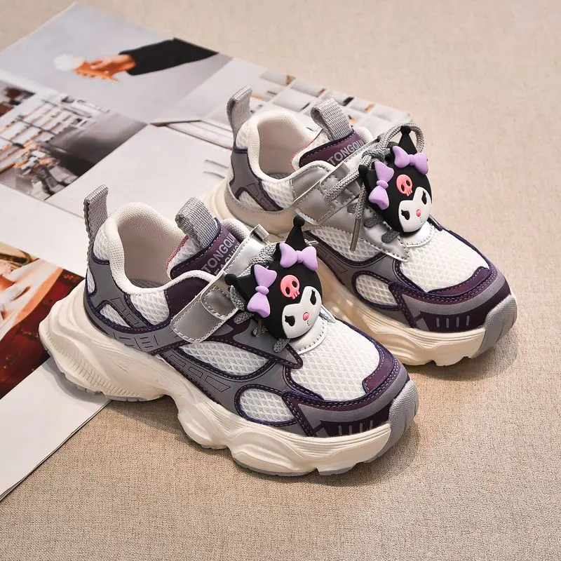 Kuromi Anime Kawaii Sanrio Ins Fashion Sports Shoes Spring Cute Cartoon Lightweight Surface Casual Sneakers Gifts for Kids
Kuromi Anime Kawaii Sanrio Ins Fashion Sports Shoes Spring Cute Cartoon Lightweight Surface Casual Sneakers Gifts for Kids