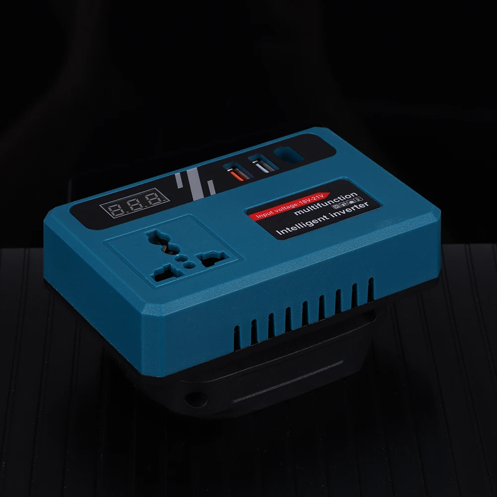 120W Power Supply Inverter DC 18-21V To AC 220V Inverter Adapter DC Inverter Adapter Lithium Battery Inverter for Makita Battery
120W Power Supply Inverter DC 18-21V To AC 220V Inverter Adapter DC Inverter Adapter Lithium Battery Inverter for Makita Battery