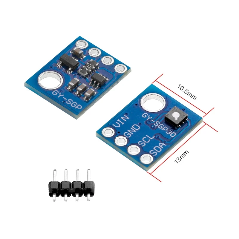 Indoor Air SGP30 Measurement Gas Sensor Breakout -TVOC/eCO2 Air Quality Formaldehyde Carbon Dioxide Detector Tester Module
Indoor Air SGP30 Measurement Gas Sensor Breakout -TVOC/eCO2 Air Quality Formaldehyde Carbon Dioxide Detector Tester Module