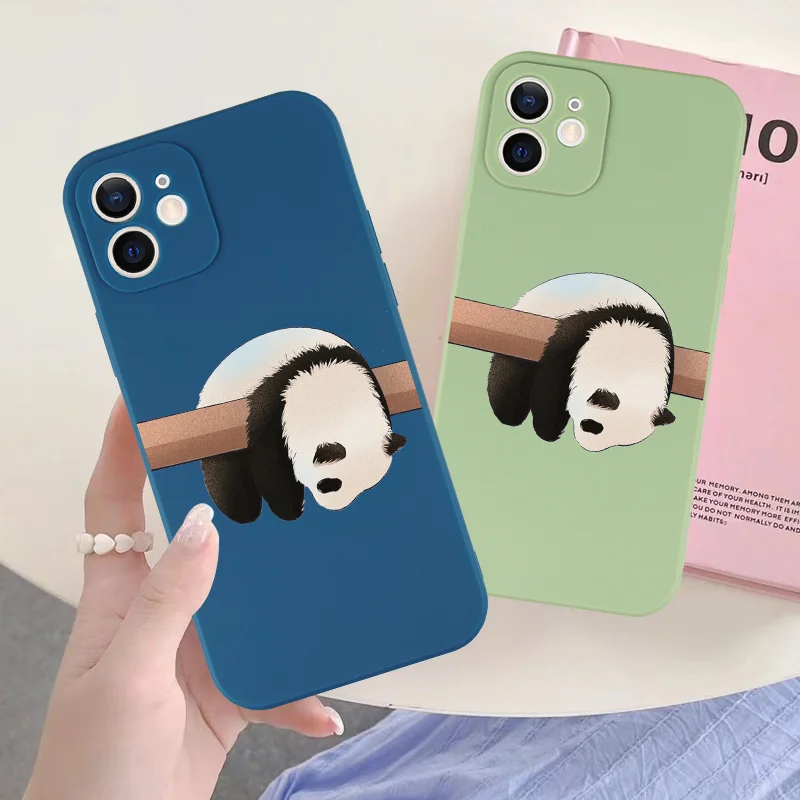 Funny Cartoon Panda Mobile Phone Case For iPhone 16 15 11 12 14 13 Pro Max Mini X XSMax XR 7 8 Plus SE4 16e Silica Covers Funda
Funny Cartoon Panda Mobile Phone Case For iPhone 16 15 11 12 14 13 Pro Max Mini X XSMax XR 7 8 Plus SE4 16e Silica Covers Funda