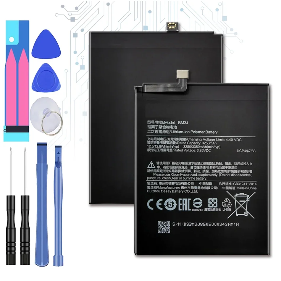 BM3J для xiao mi 3350 мАч фотоаккумулятор для Xiaomi 8 Lite 8 Lite MI8 Lite батареи + бесплатный инструмент
BM3J для xiao mi 3350 мАч фотоаккумулятор для Xiaomi 8 Lite 8 Lite MI8 Lite батареи + бесплатный инструмент