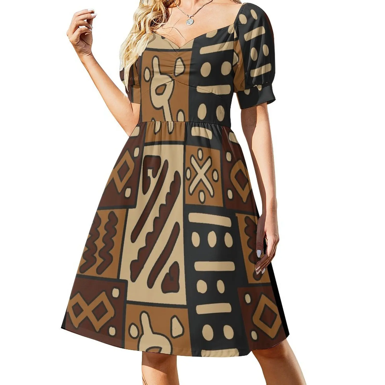 African Bogolan Mud Cloth 2 Short Sleeved Dress long dress women prom dress 2025 Womens dresses
African Bogolan Mud Cloth 2 Short Sleeved Dress long dress women prom dress 2025 Womens dresses