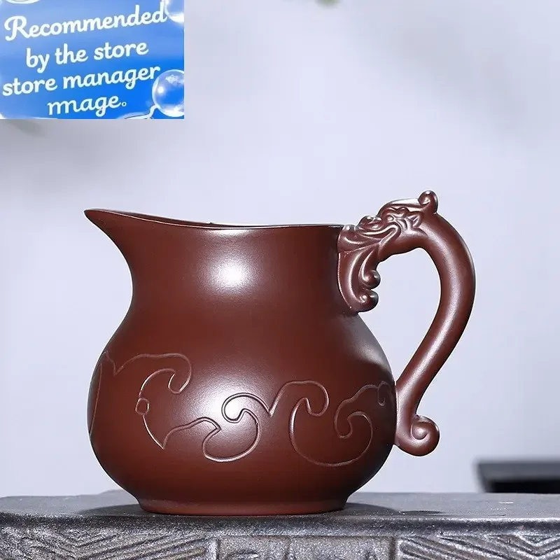350 мл китайская чашка с рисунком дракона ручной работы Yixing, фиолетовый глиняный чайник, индивидуальный заварочный чайник, традиционный чайный сервиз, аксессуары
350 мл китайская чашка с рисунком дракона ручной работы Yixing, фиолетовый глиняный чайник, индивидуальный заварочный чайник, традиционный чайный сервиз, аксессуары