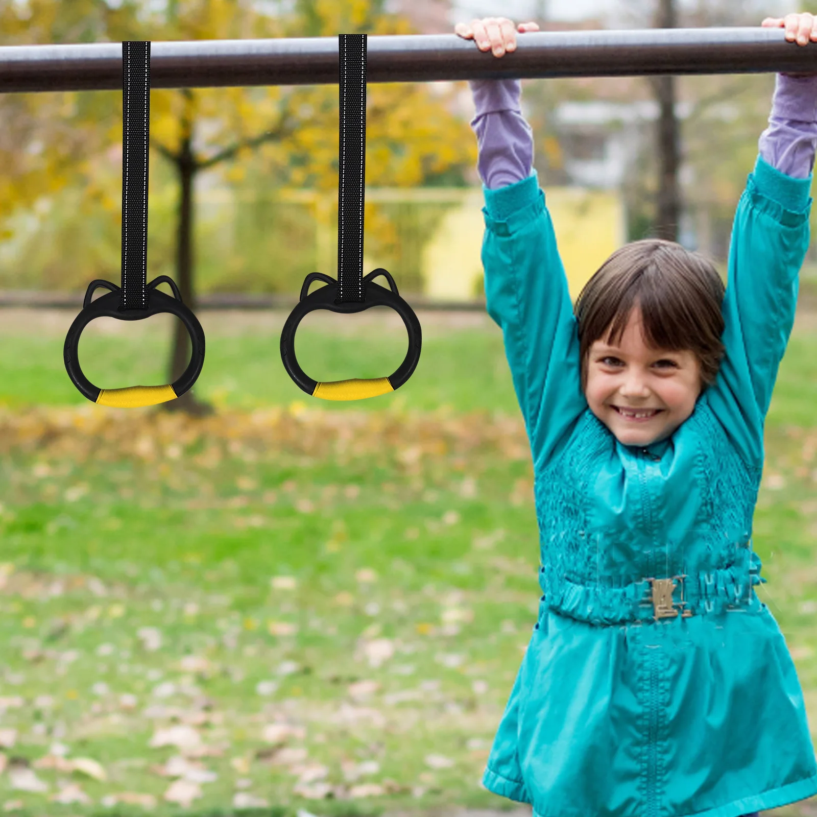 Gymnastics Rings for Kids Pull up Bar Durable Plastic Home Use Fun Workout Fitness Coordination Skills gymnastic ring bar
Gymnastics Rings for Kids Pull up Bar Durable Plastic Home Use Fun Workout Fitness Coordination Skills gymnastic ring bar