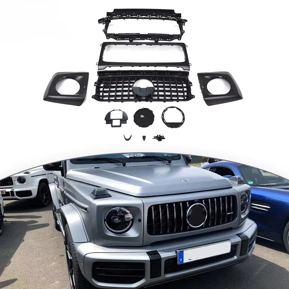W464 G500 550 to G63 Front Grill Lights Covers G Class W464 G500 550 G63 2019y~ Center Grille Front Light Covers Car Partcustom
W464 G500 550 to G63 Front Grill Lights Covers G Class W464 G500 550 G63 2019y~ Center Grille Front Light Covers Car Partcustom