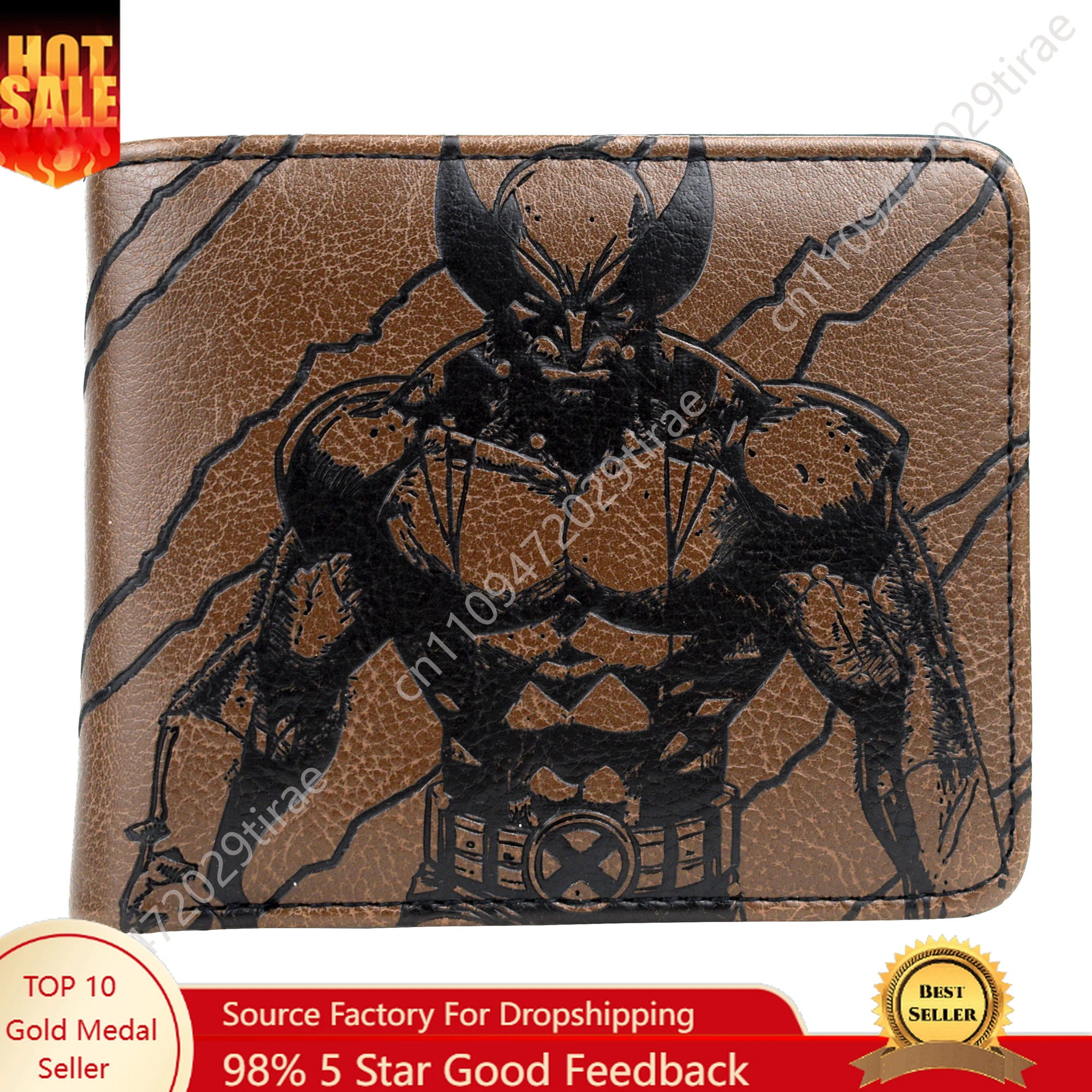Comics Wolverine and Deadpool Wallet With 8 Card Holder and Coin Pocket for Men Cosplay Accessories
Comics Wolverine and Deadpool Wallet With 8 Card Holder and Coin Pocket for Men Cosplay Accessories