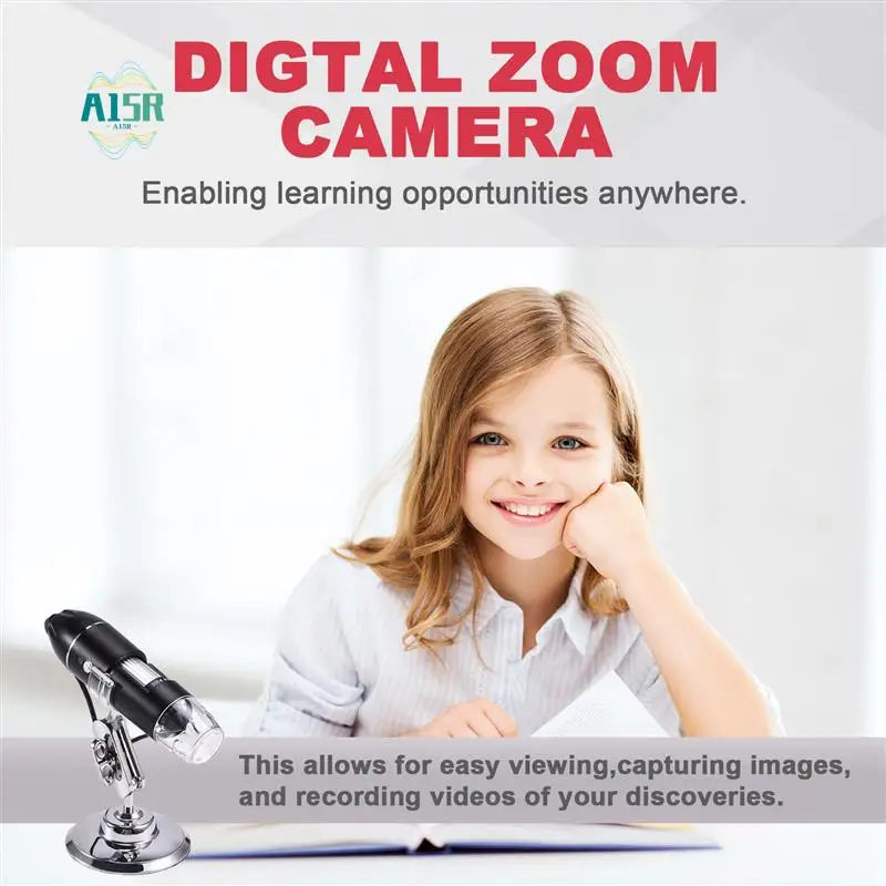 A15R -1600X 3-In-1 High-Definition Digital Microscope LED Portable Smart Connect For Android Pc Computer Children's Teaching
A15R -1600X 3-In-1 High-Definition Digital Microscope LED Portable Smart Connect For Android Pc Computer Children's Teaching