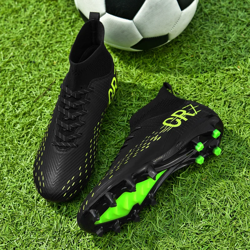 2025 Breathable Studded Soccer Shoes for Men Football Boots Sneakers Cleats FG/AG Slip Comfortable Futsal Training Shoes
2025 Breathable Studded Soccer Shoes for Men Football Boots Sneakers Cleats FG/AG Slip Comfortable Futsal Training Shoes