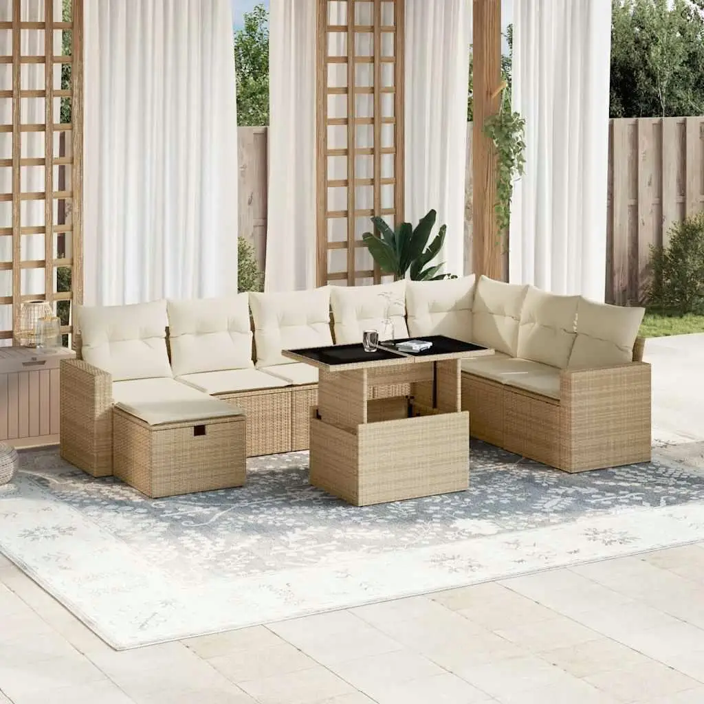 Beige PE Rattan Medium Modular Garden Sofa Set Comfortable Outdoor Furniture Stylish Patio Seating
Beige PE Rattan Medium Modular Garden Sofa Set Comfortable Outdoor Furniture Stylish Patio Seating