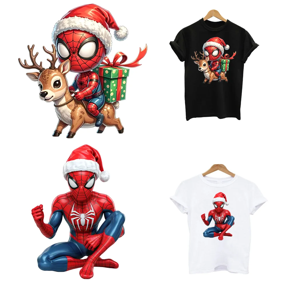 Christmas Spider-Man Heat Thermal Transfer Fusible Ironing Thermoadhesive Patch Iron On Sticker For Children's Clothing Cute DIY
Christmas Spider-Man Heat Thermal Transfer Fusible Ironing Thermoadhesive Patch Iron On Sticker For Children's Clothing Cute DIY