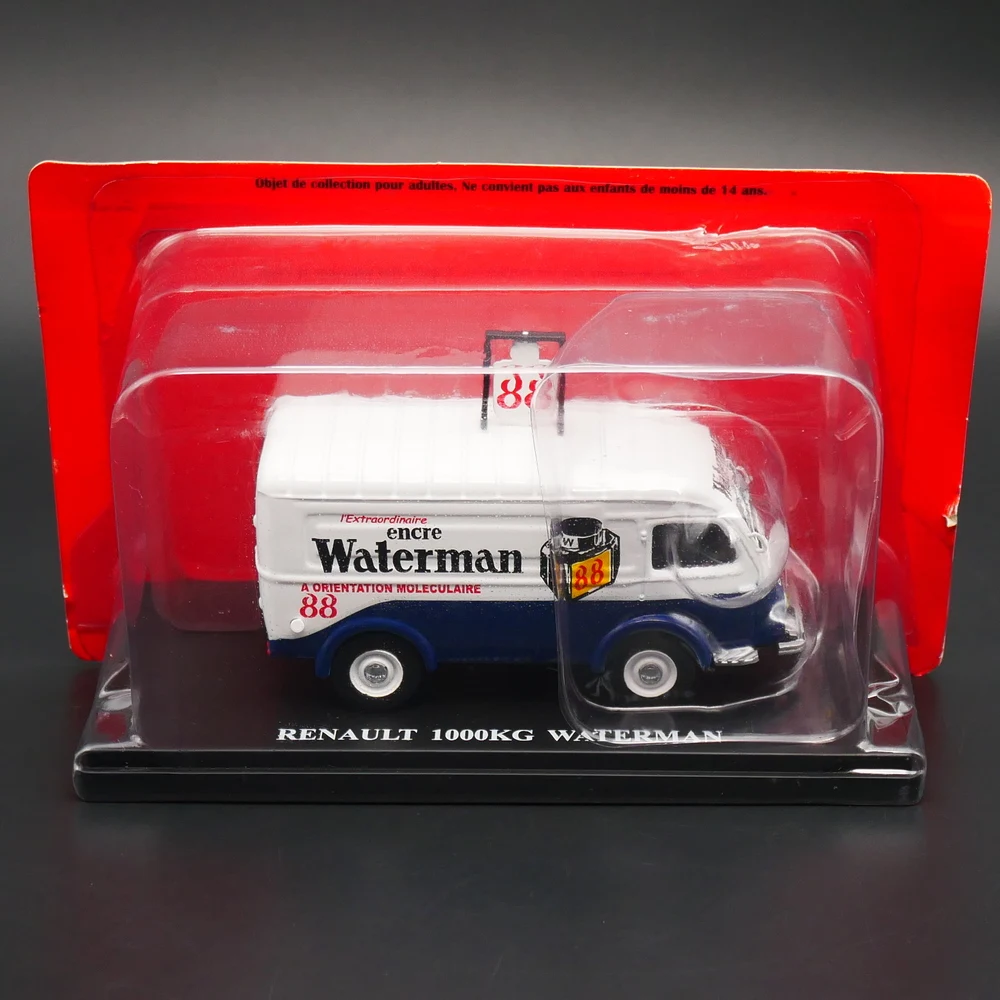 Diecast Ixo 1/43 Scale Renault 1000KG Waterman Advertisement Car Alloy Car Model Collectible Toy Gift Souvenir Display Ornament
Diecast Ixo 1/43 Scale Renault 1000KG Waterman Advertisement Car Alloy Car Model Collectible Toy Gift Souvenir Display Ornament