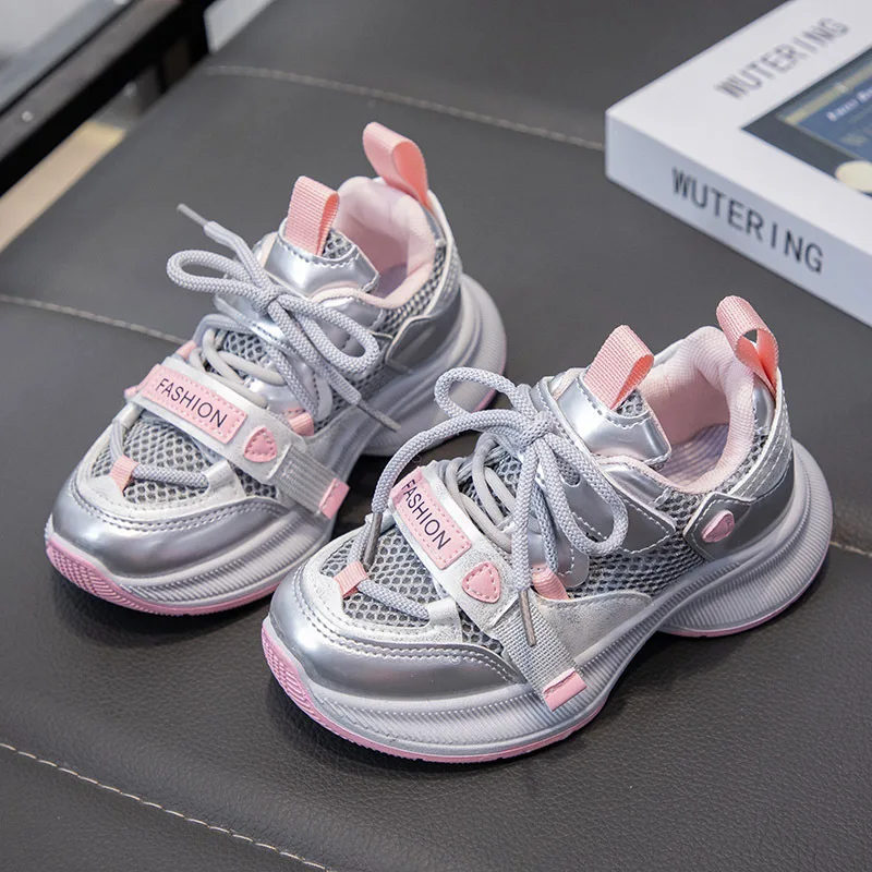 Children Mesh Breathable Chunky Sneakers Unisex Lace-up Casual Sport Shoes Boys Girls Designe Tennis Autumn Spring 6-13 Years
Children Mesh Breathable Chunky Sneakers Unisex Lace-up Casual Sport Shoes Boys Girls Designe Tennis Autumn Spring 6-13 Years