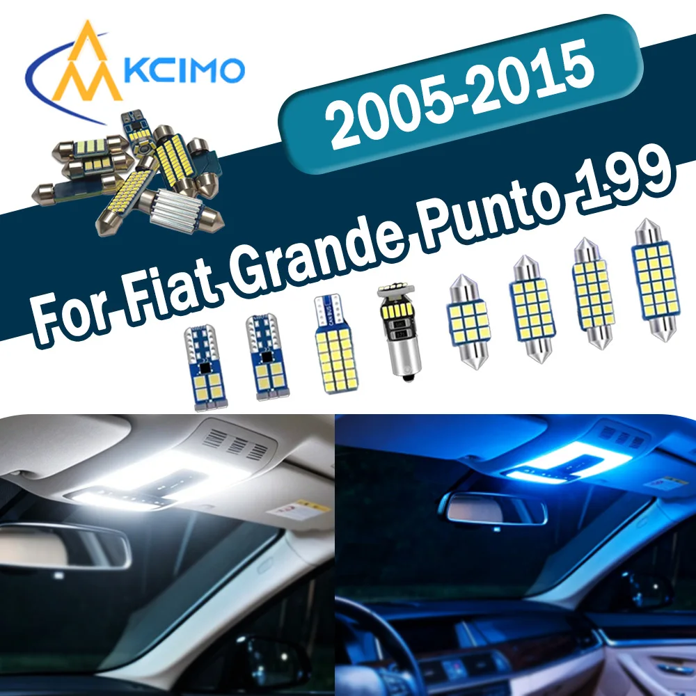 Automotive Interior LED Light Bulbs Kit CANBUS Anti-error Map Lamps Fit For Fiat Grande Punto 199 2005-2015 Interior Accessories
Automotive Interior LED Light Bulbs Kit CANBUS Anti-error Map Lamps Fit For Fiat Grande Punto 199 2005-2015 Interior Accessories